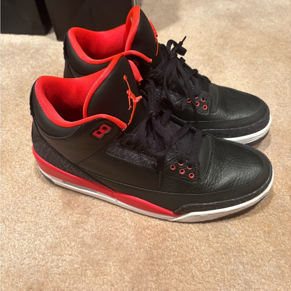 Air Jordan 3 Retro Crimson - Size 10 US